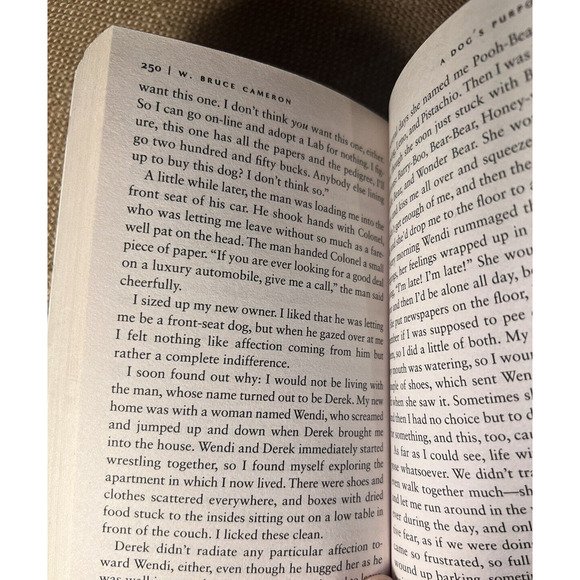 A Dog's Purpose - Mass Market Paperback - GOOD - Picture 6 of 6